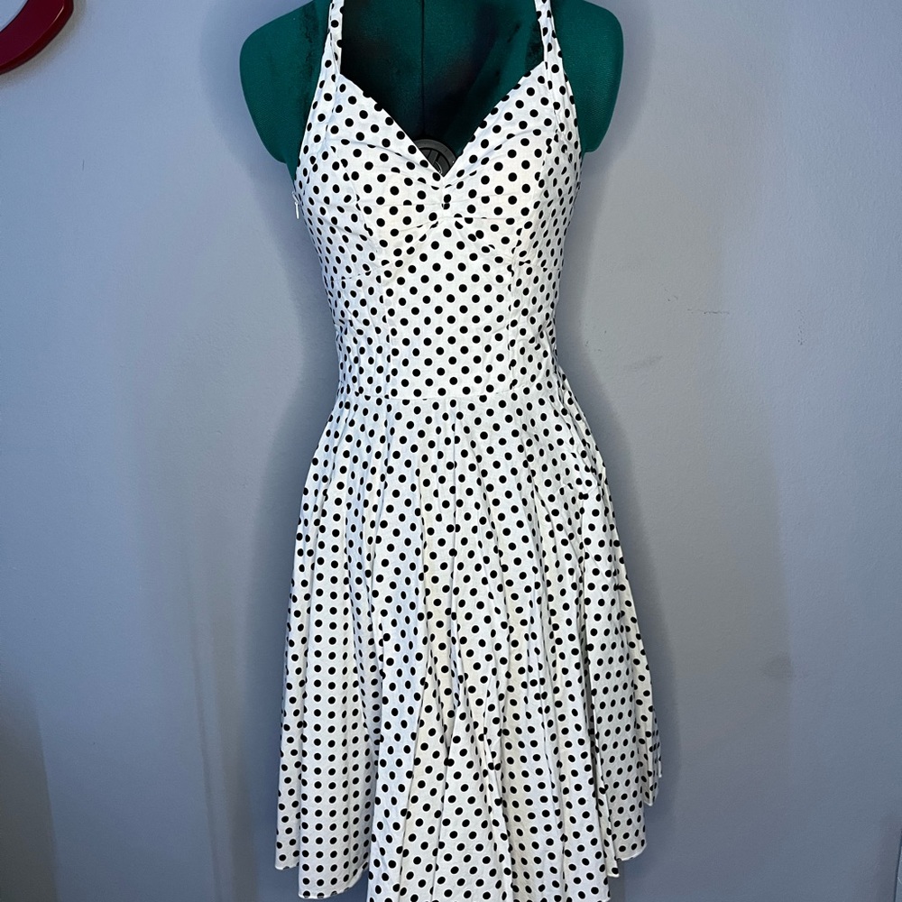 Monroe Vintage Inspired Polka-Dot Dress